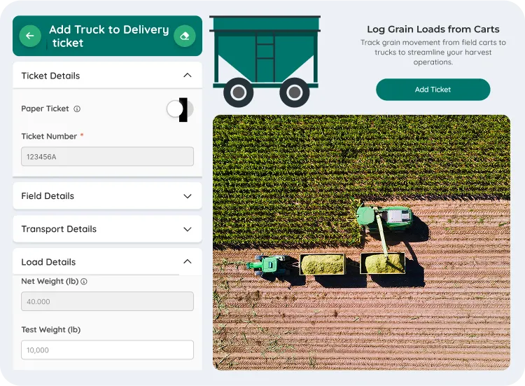 image of harvest intake control