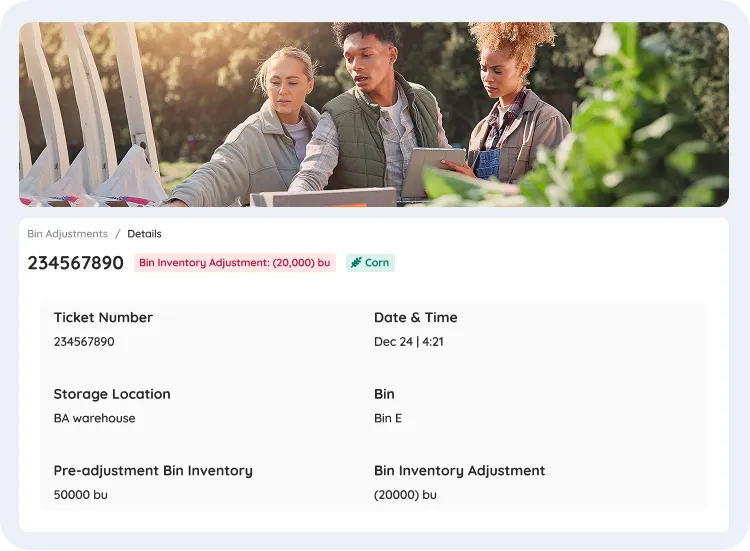 screen of inventory control management
